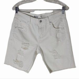 Mossimo denim boyfriend distress shorts size 2/26
